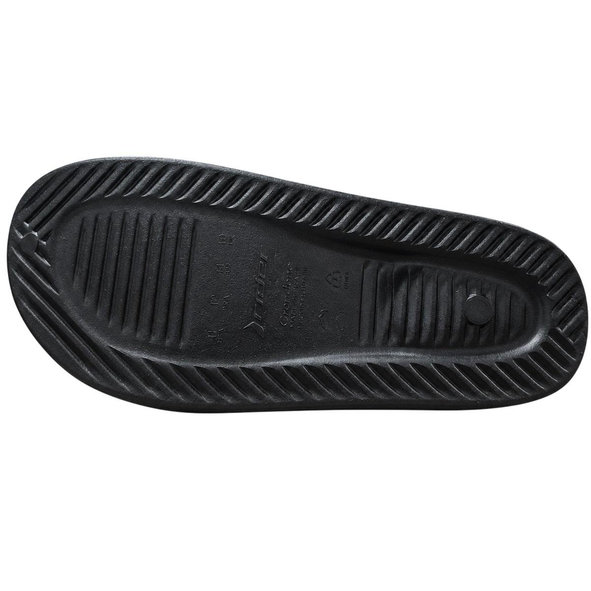 Chinelo Slide Casual Masculino Rider R26 Preto Preto 4