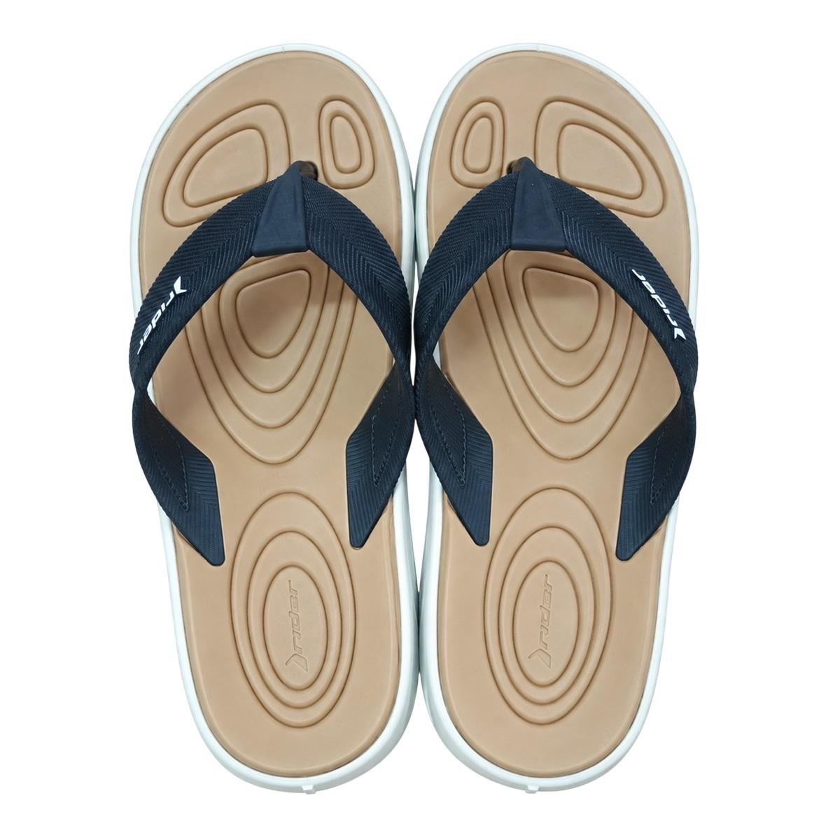 Chinelo Casual Masculino Rider Power Low Bege