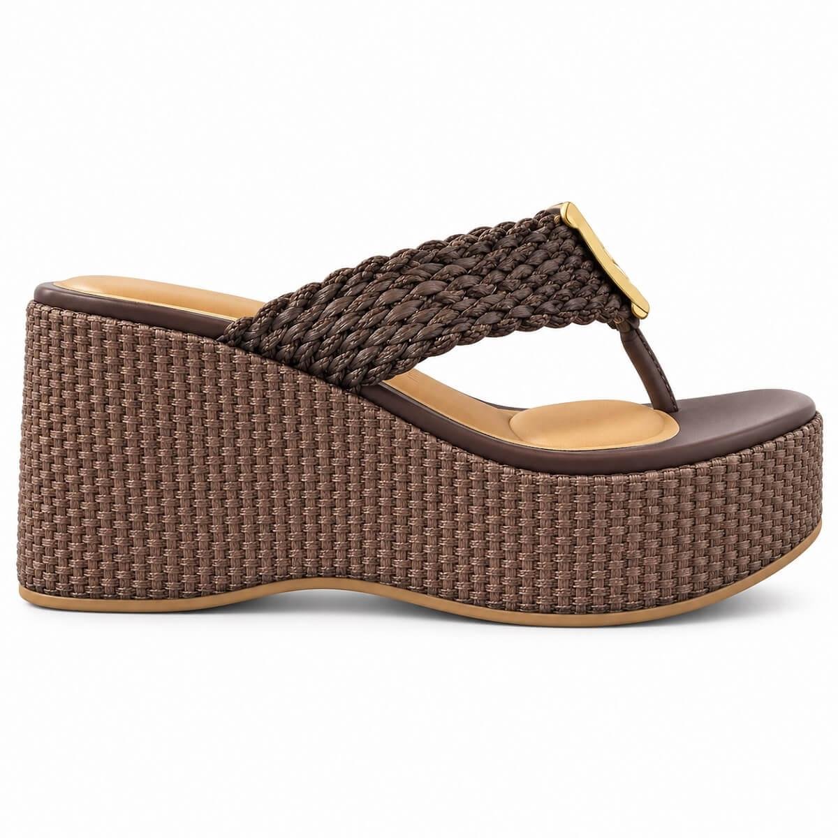 Tamanco Feminino Vizzano 6559.111 Marrom