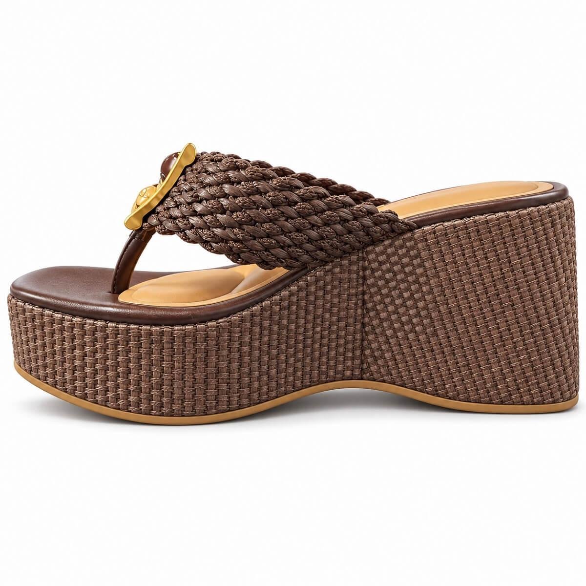 Tamanco Feminino Vizzano 6559.111 Marrom Marrom 2