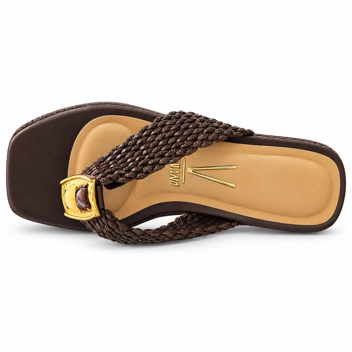 Tamanco Feminino Vizzano 6559.111 Marrom Marrom 3