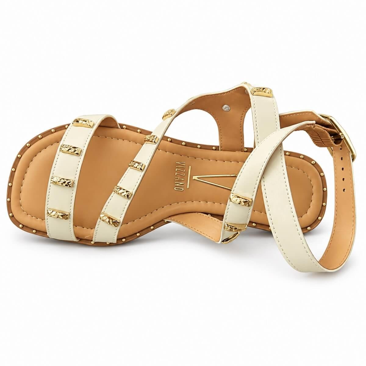 Sandália Rasteira Vizzano 6463.113 Branca Branco 3