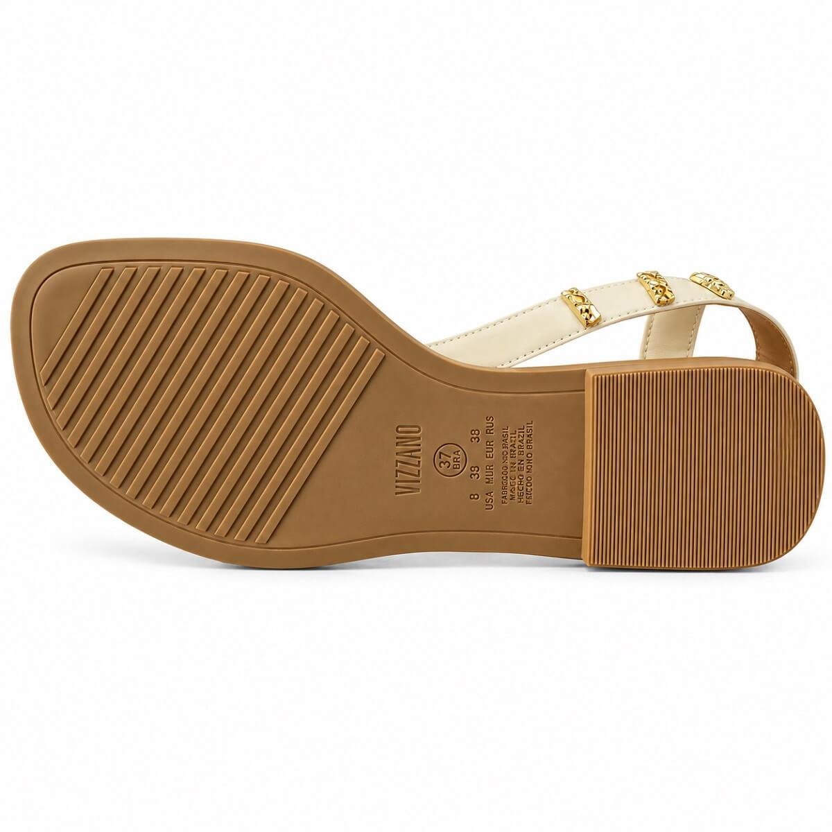 Sandália Rasteira Vizzano 6463.113 Branca Branco 4