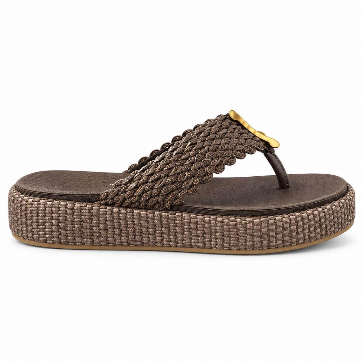 Tamanco Feminino Vizzano 6506.133 Marrom