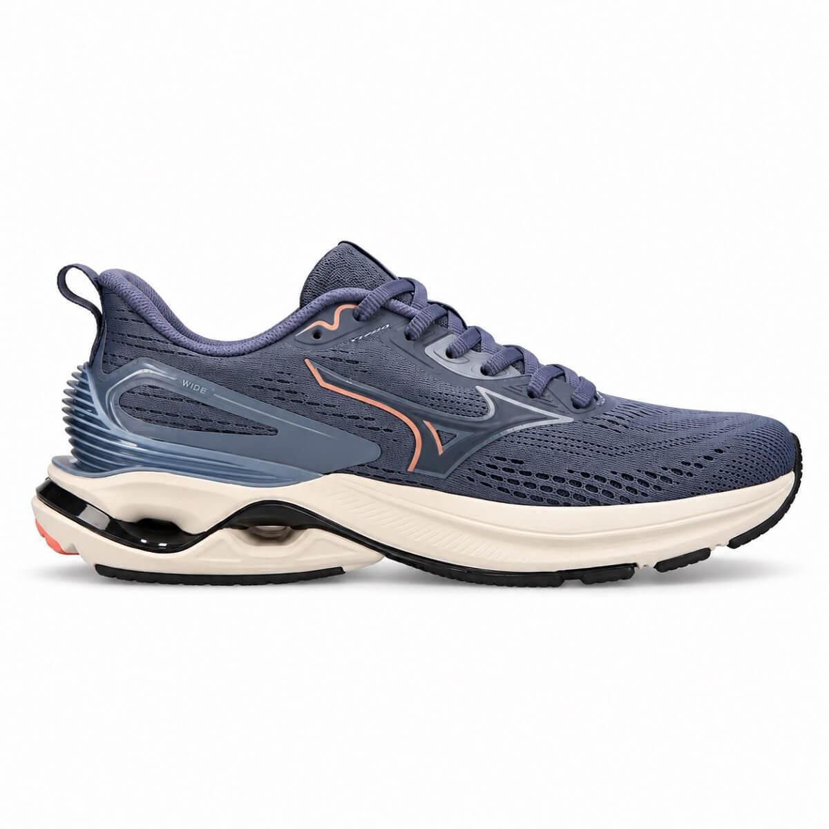 Tênis Esportivo Masculino Mizuno Wave Dynasty 8 Marinho