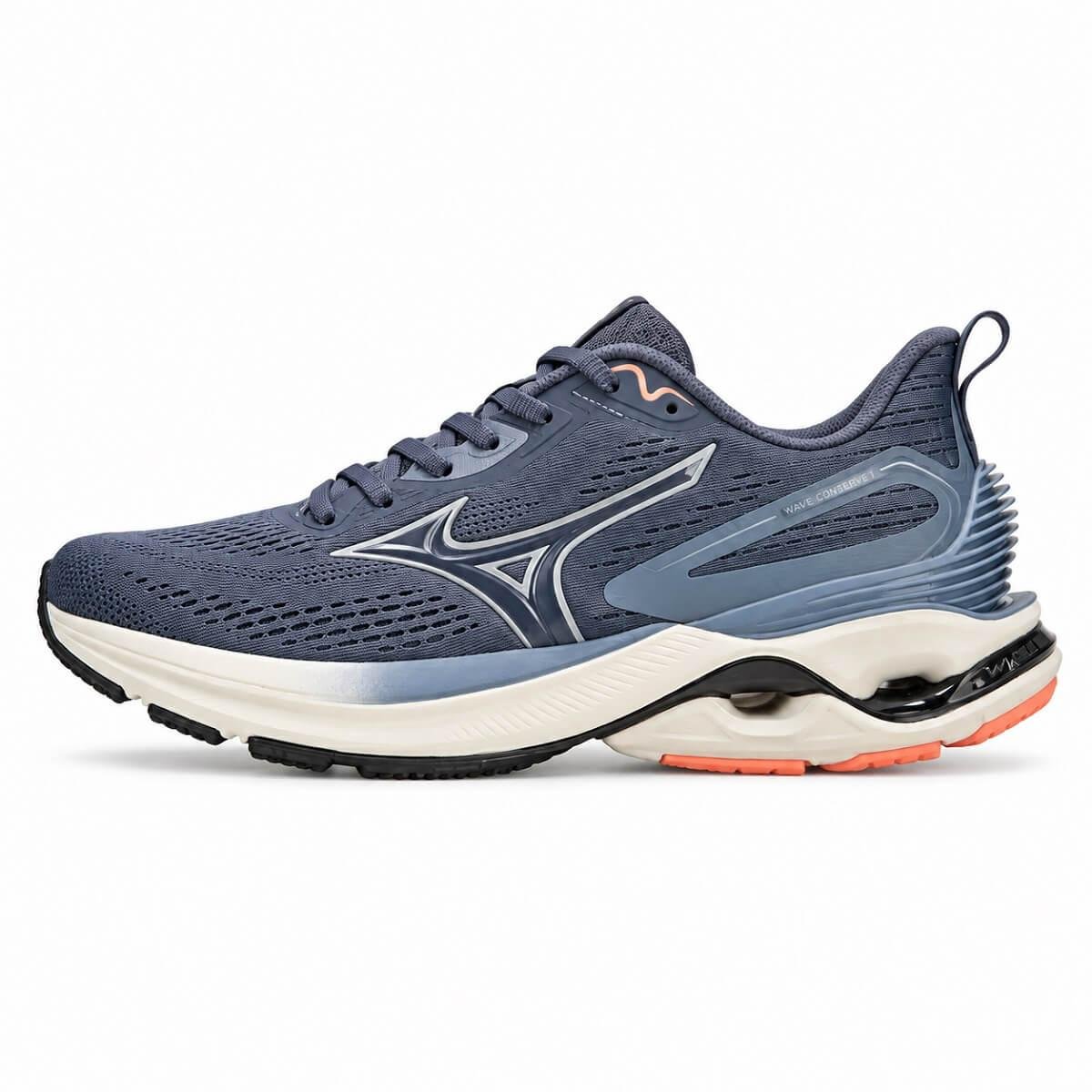 Tênis Esportivo Masculino Mizuno Wave Dynasty 8 Marinho Marinho 2