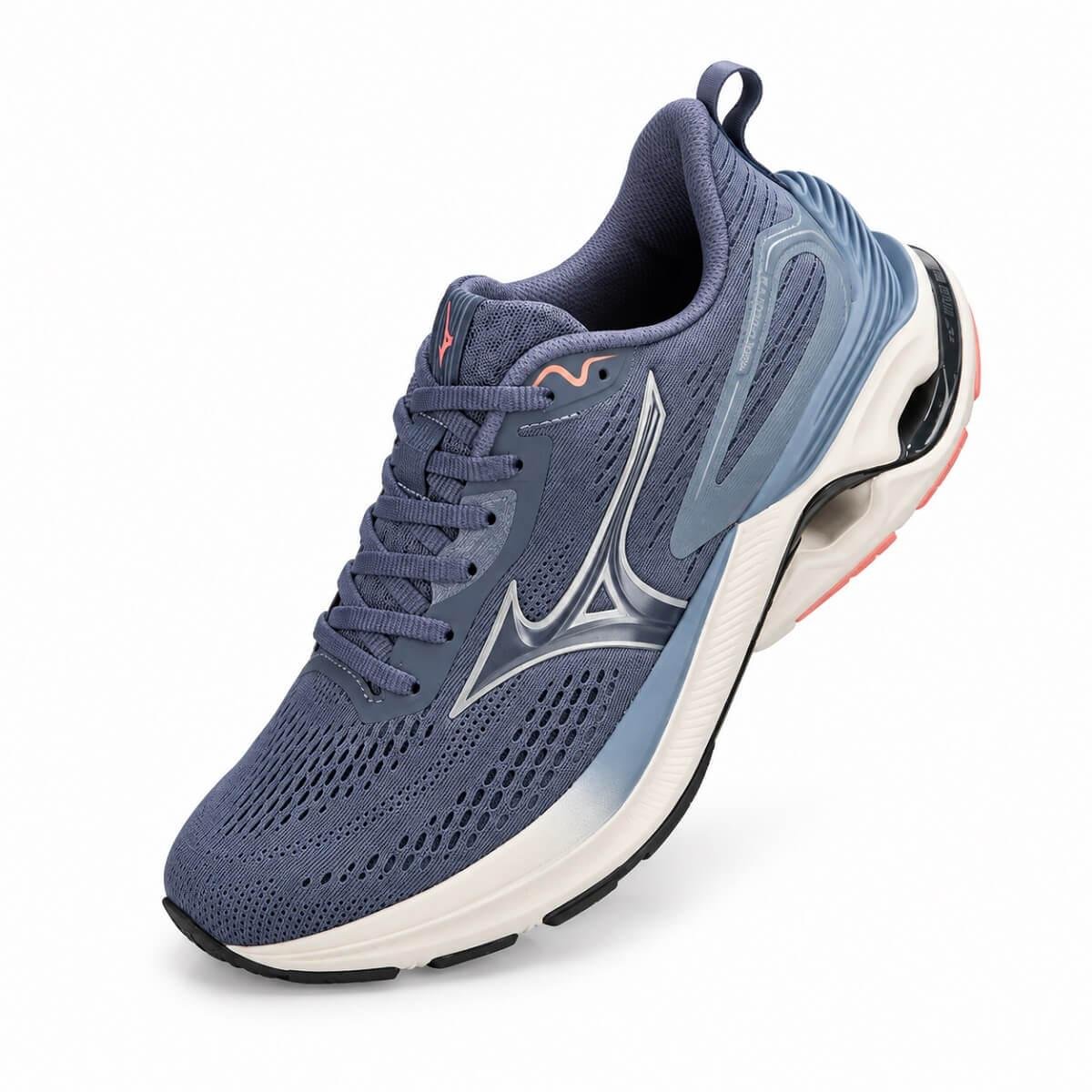 Tênis Esportivo Masculino Mizuno Wave Dynasty 8 Marinho Marinho 3