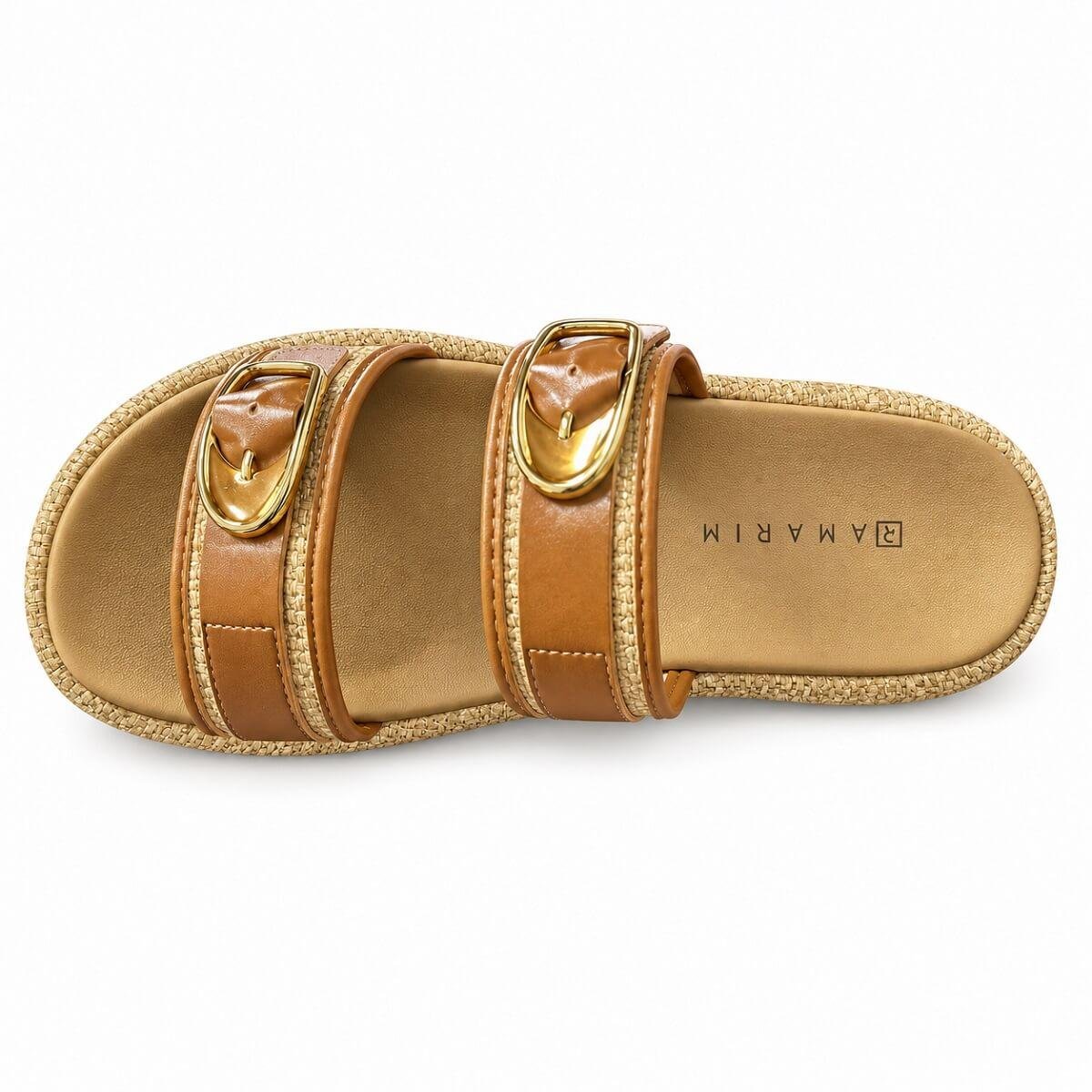 Tamanco Feminino Ramarim 26-55201 Marrom Marrom 3