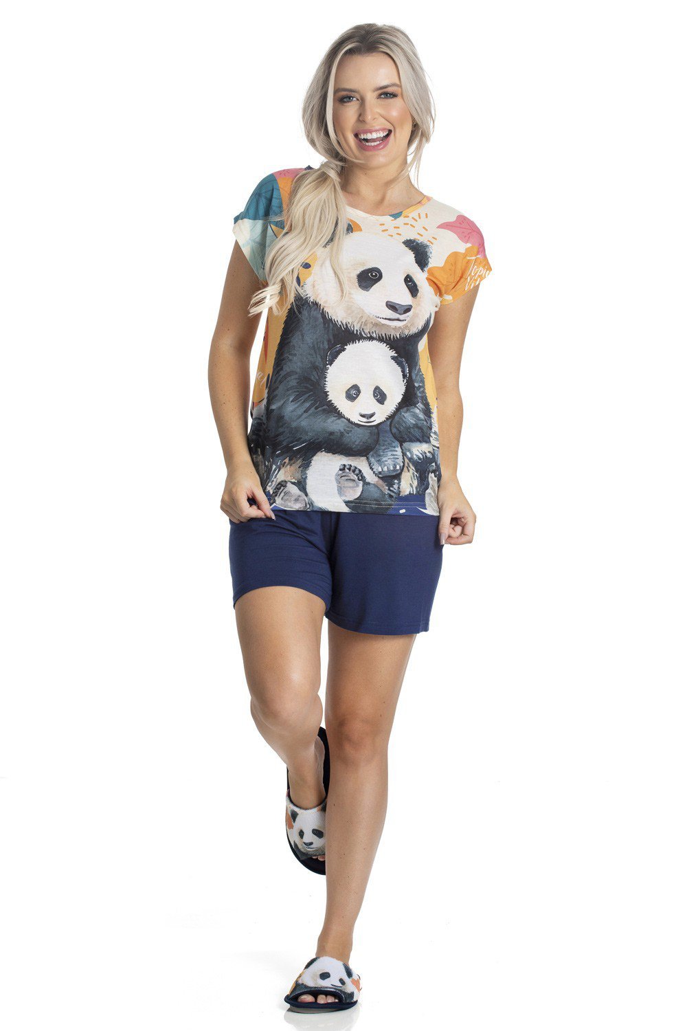 Pijama Panda Feminino - Toque Sleepwear