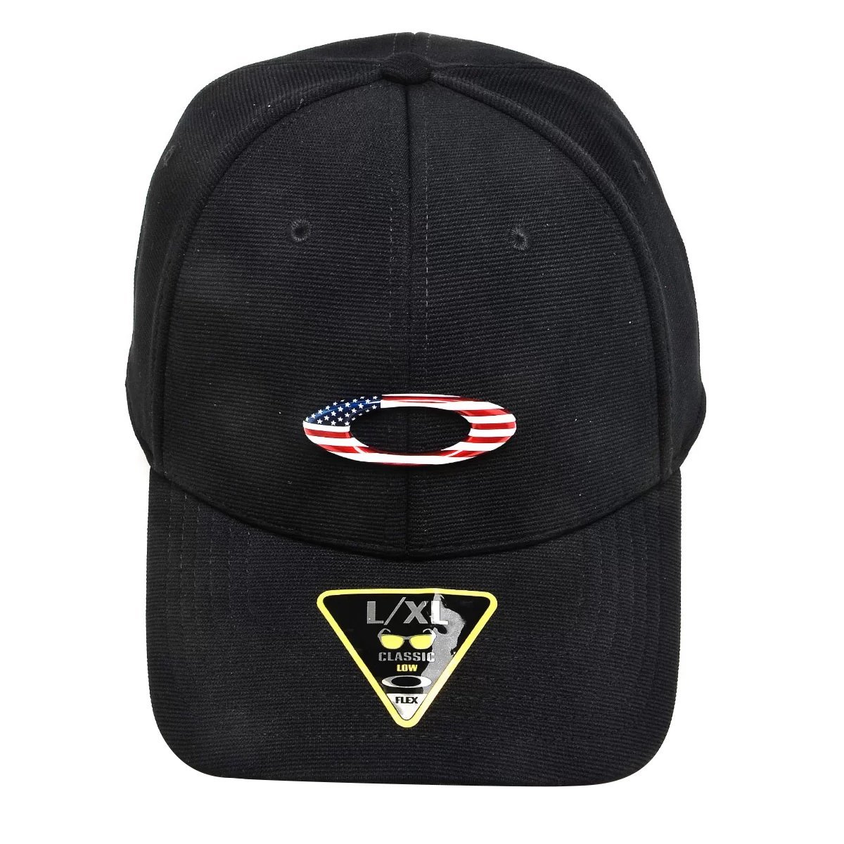 Boné Oakley Tincan Cap Preto com Logo USA Preto 3