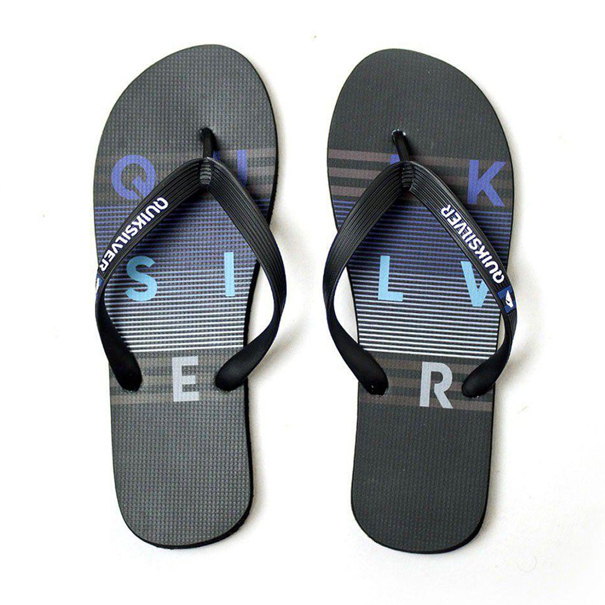 Chinelo Quiksilver Molokai World Block Black Preto 1