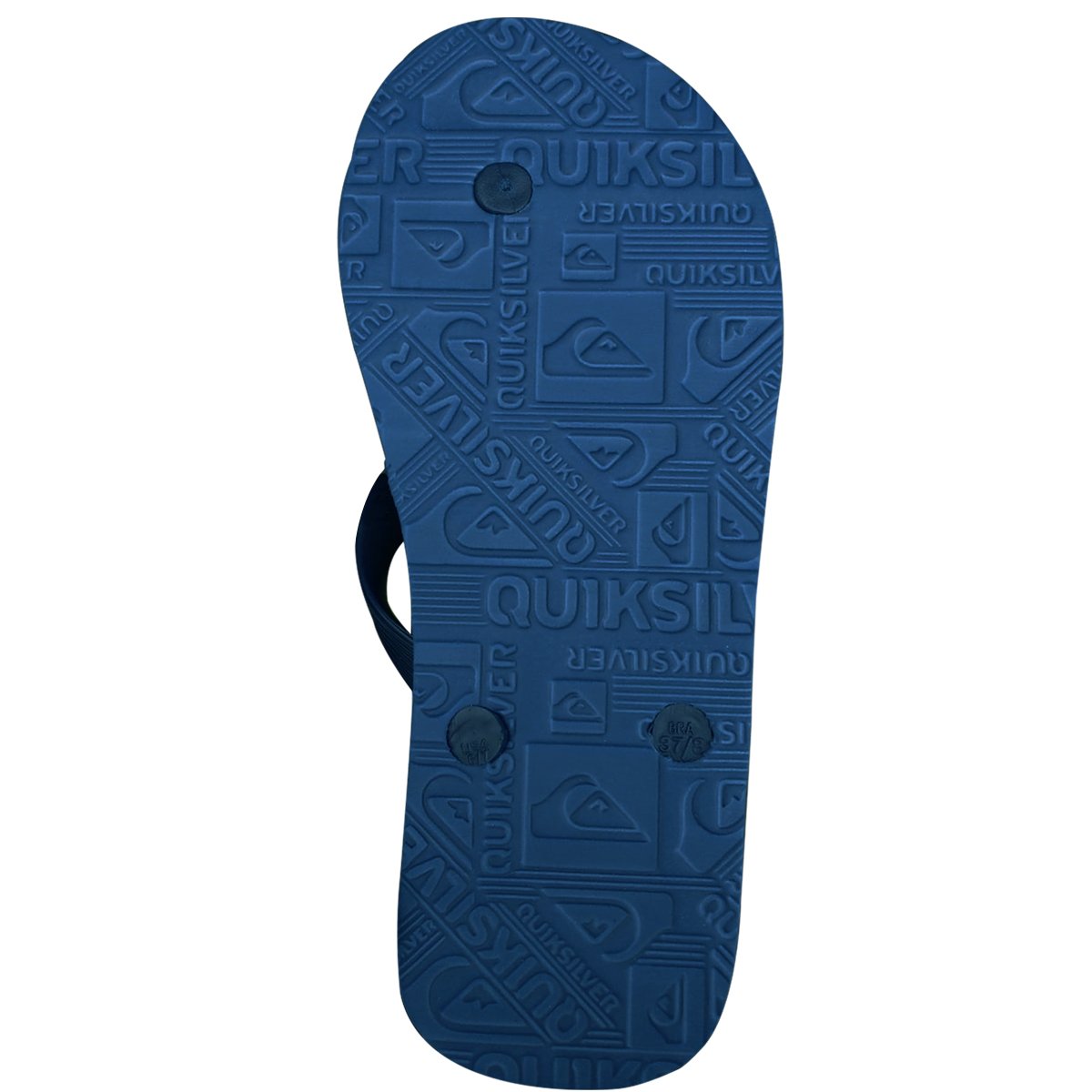 Chinelo Quiksilver Molokai Debossed Marinho Azul 5