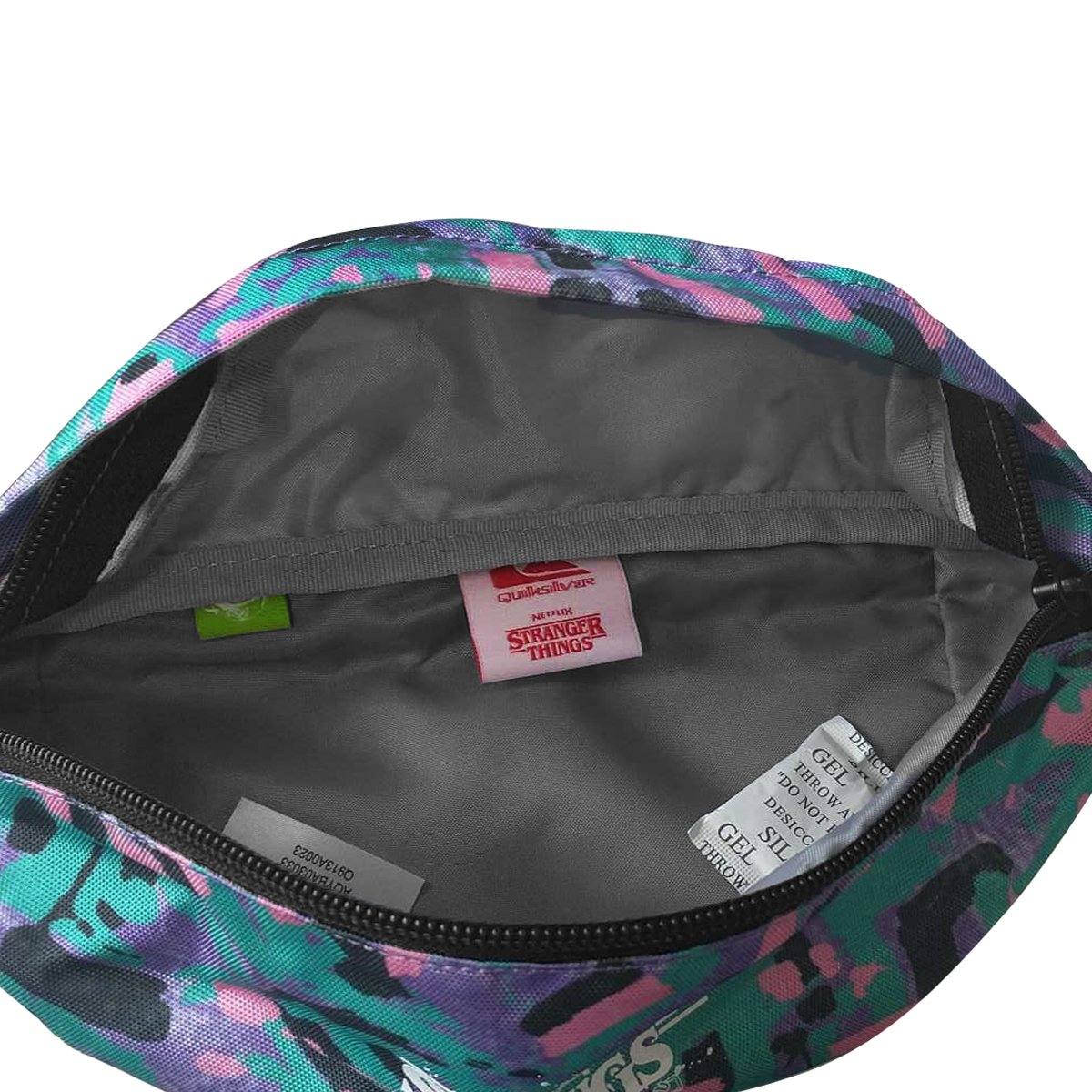 Pochete Quiksilver Stranger Things Belt Bag Full Print Purple Roxo 5