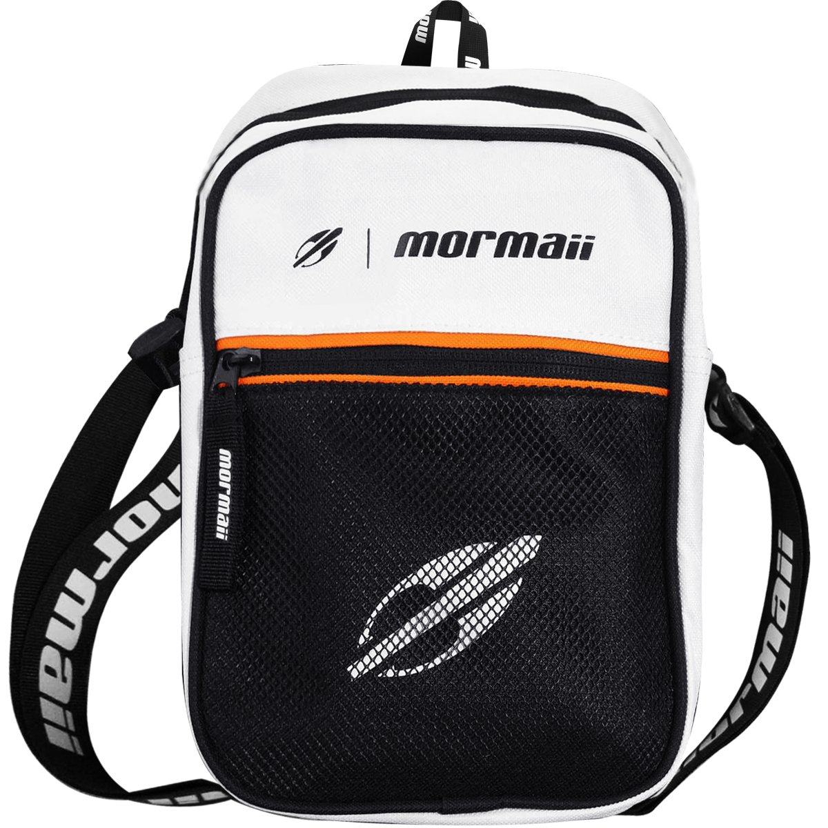 Shoulder Bag Mormaii Casual Branca com Preto Branco 2