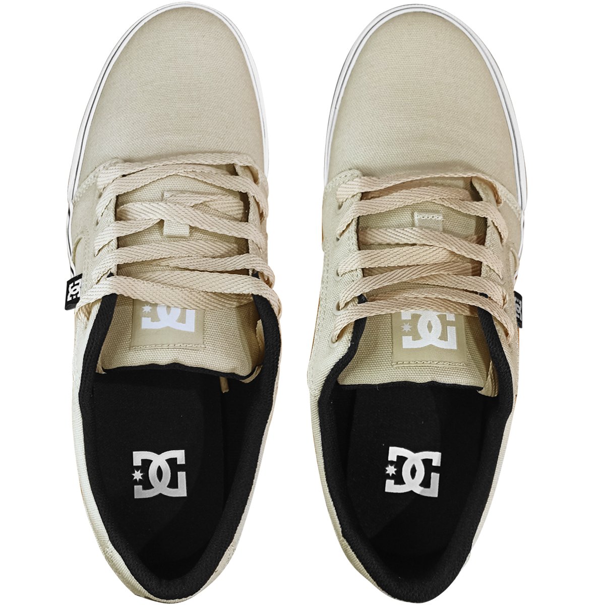 Tênis Dc Shoes Anvil TX LA Sand & White Bege 2