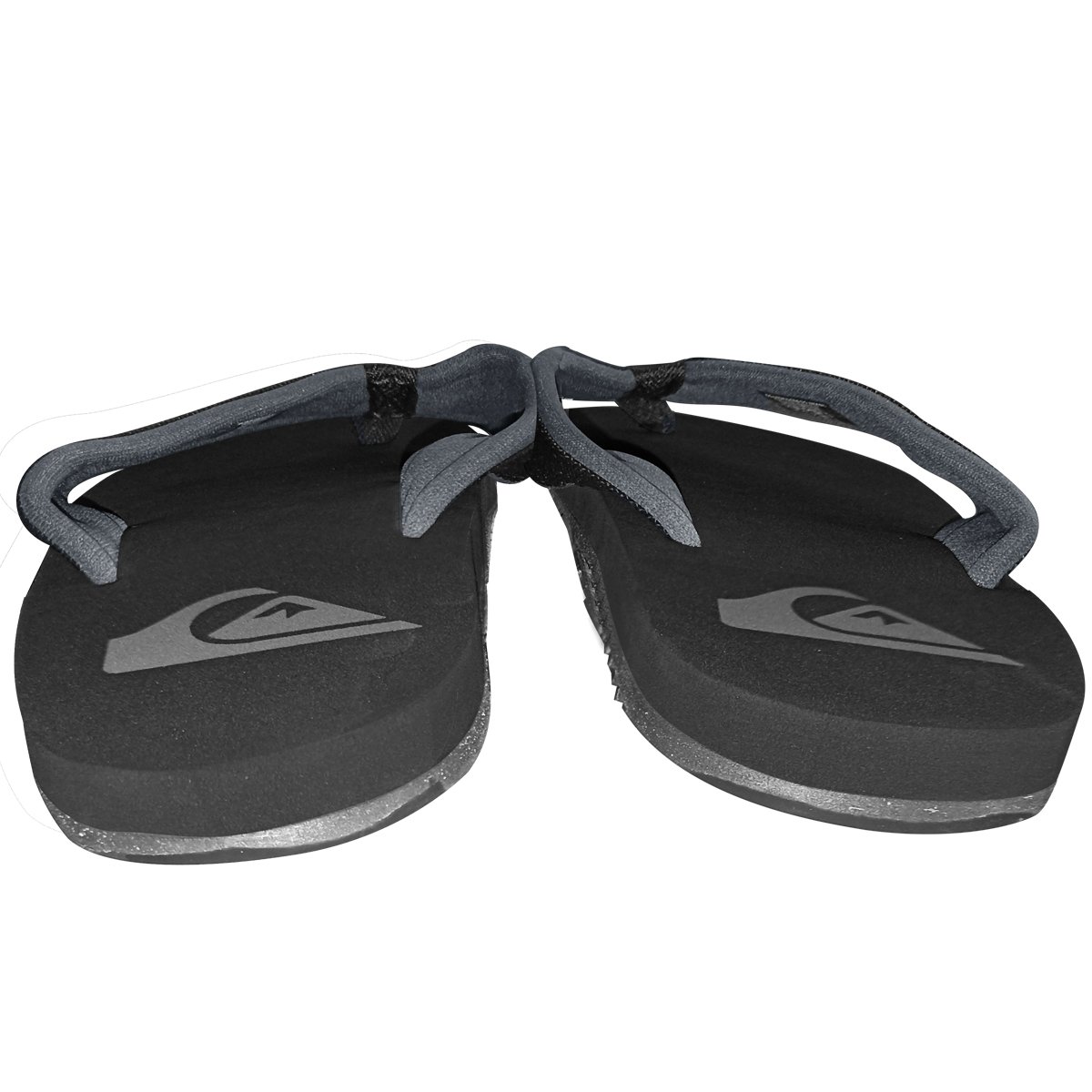 Chinelo Quiksilver Layback Neo Solid Preto Preto 4