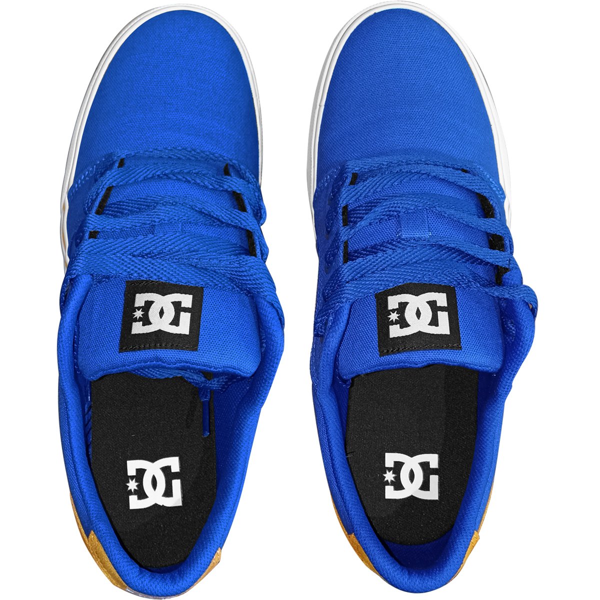 Tênis Dc Shoes Anvil TX LA Blue Mustard Azul 2