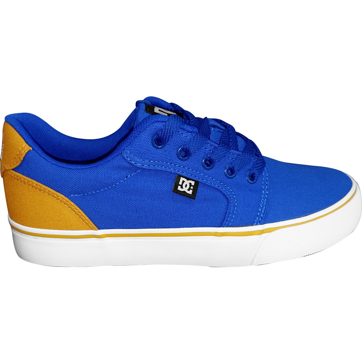 Tênis Dc Shoes Anvil TX LA Blue Mustard Azul 3