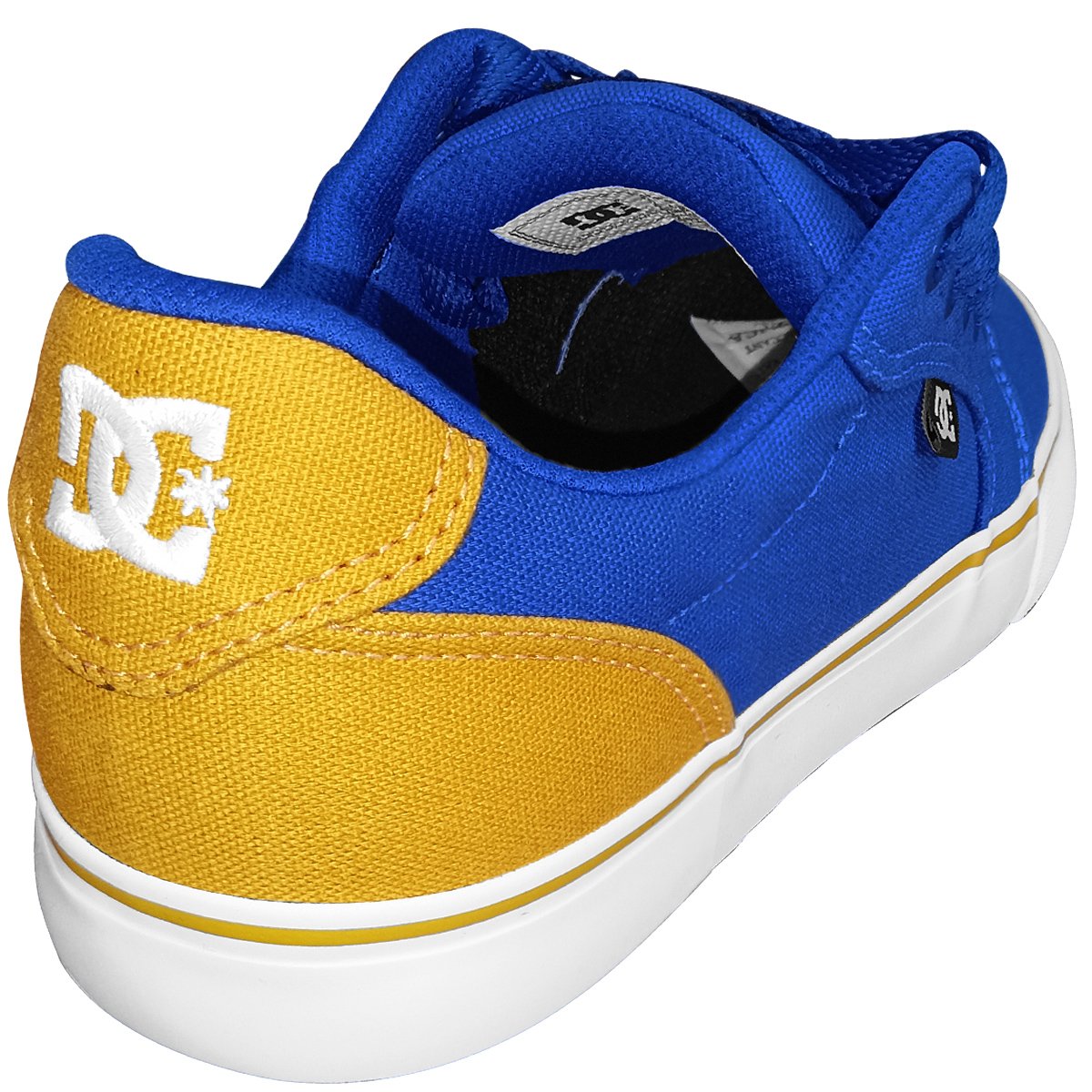 Tênis Dc Shoes Anvil TX LA Blue Mustard Azul 4