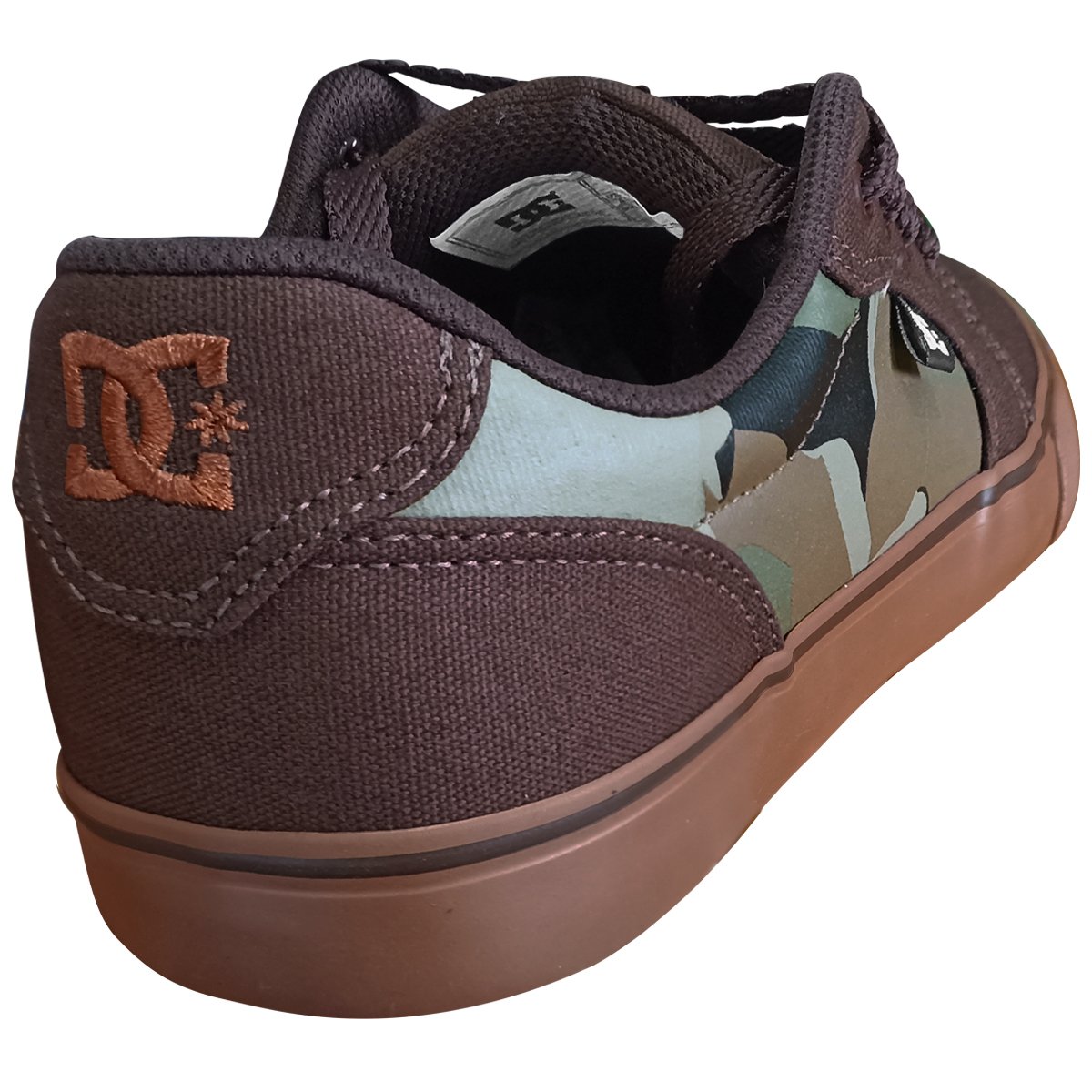 Tênis Dc Shoes Anvil TX LA Camo Marrom Gum Marrom 4