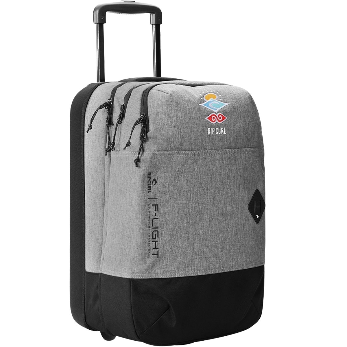 Mala Rip Curl Viagem com Rodinhas F-Light Cabin 35L Icons Grey Marle Importada Cinza 1
