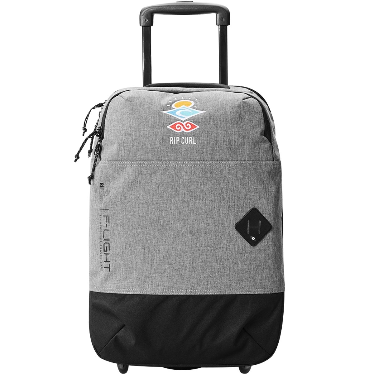 Mala Rip Curl Viagem com Rodinhas F-Light Cabin 35L Icons Grey Marle Importada Cinza 2