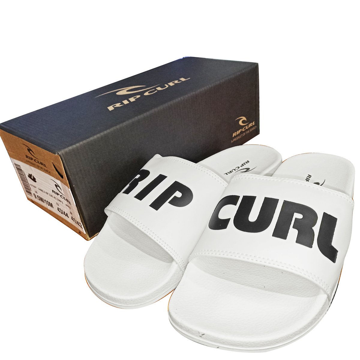 Chinelo Rip Curl Slide RC Corp White Branco 6