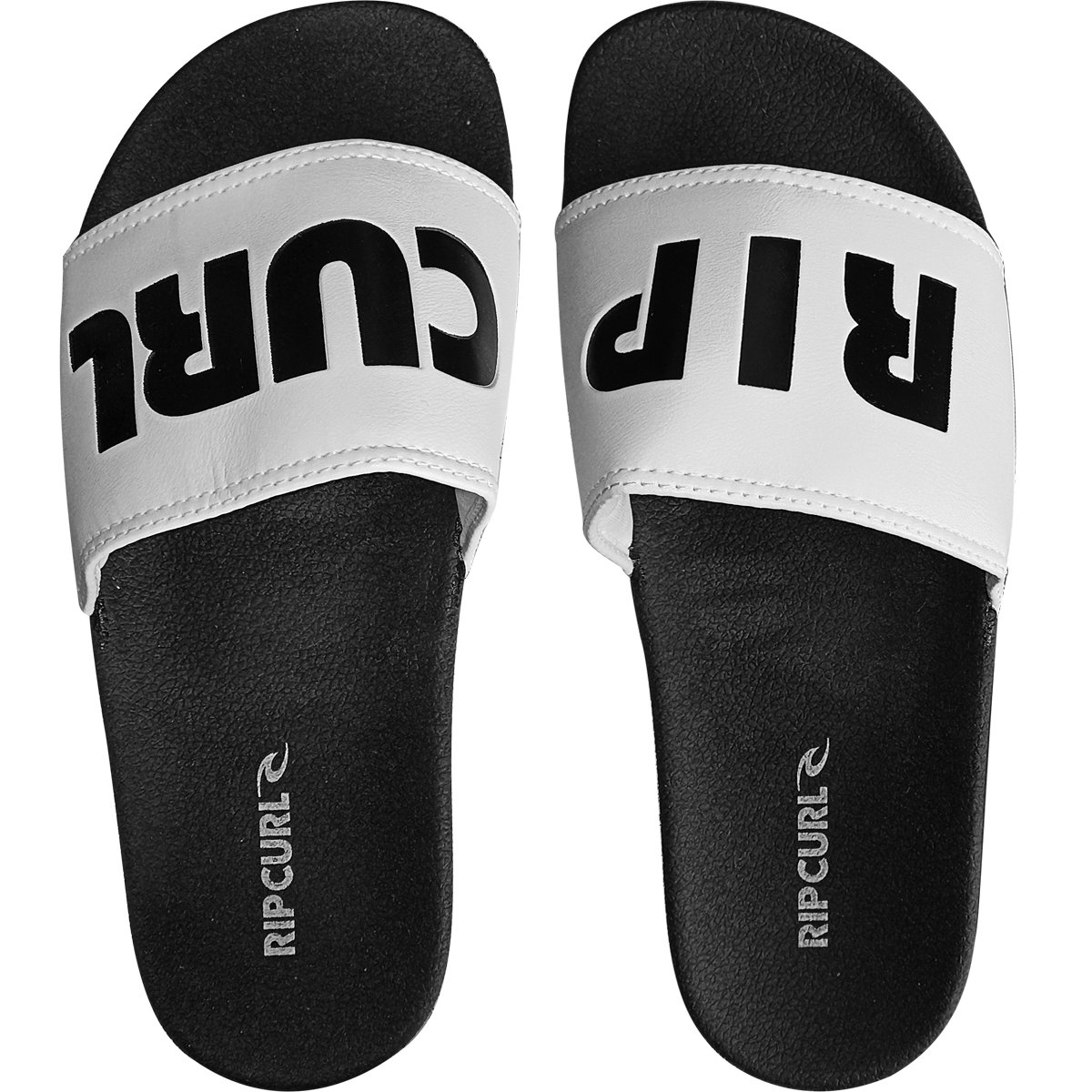 Chinelo Rip Curl Slide RC Corp Black White