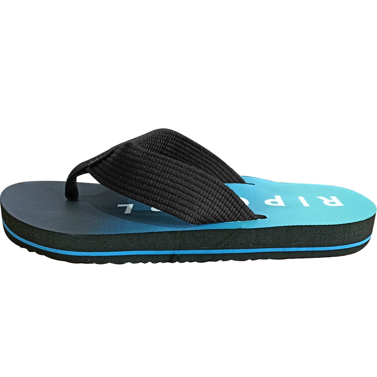 Chinelo Rip Curl Bob Cush Blue Black Azul 3