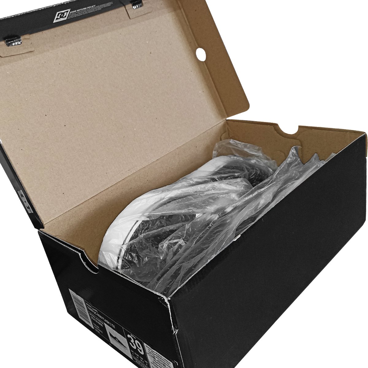 Tênis Dc Shoes New Flash 2 Tx Black e White Preto 6