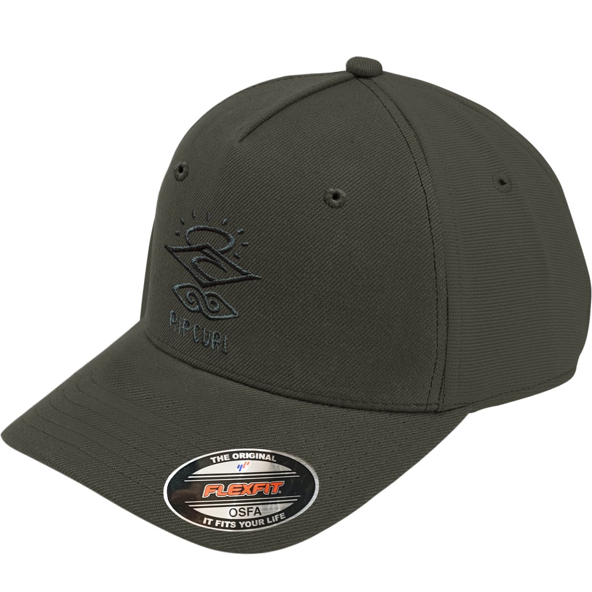 Boné Rip Curl Icons Eco Flexfit Cap Dark Grey Cinza 1