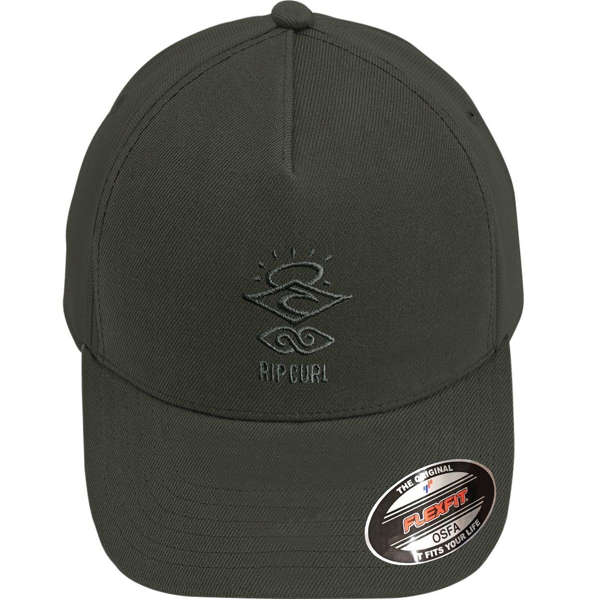 Boné Rip Curl Icons Eco Flexfit Cap Dark Grey Cinza 2