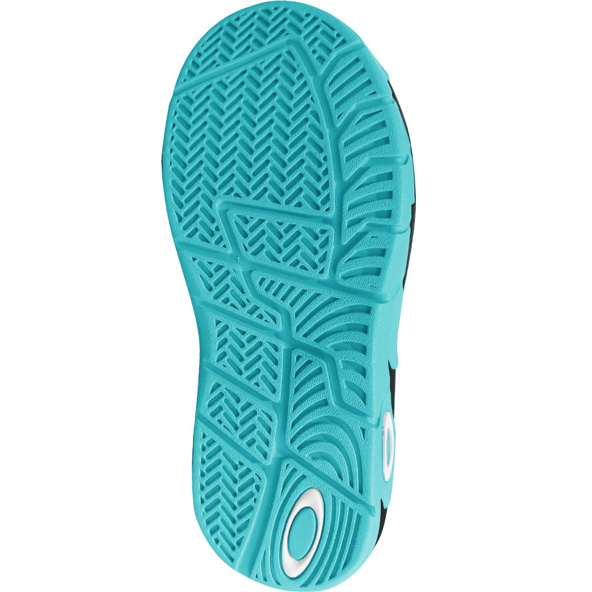 Chinelo Oakley Crowd Black Turquoise Azul 5