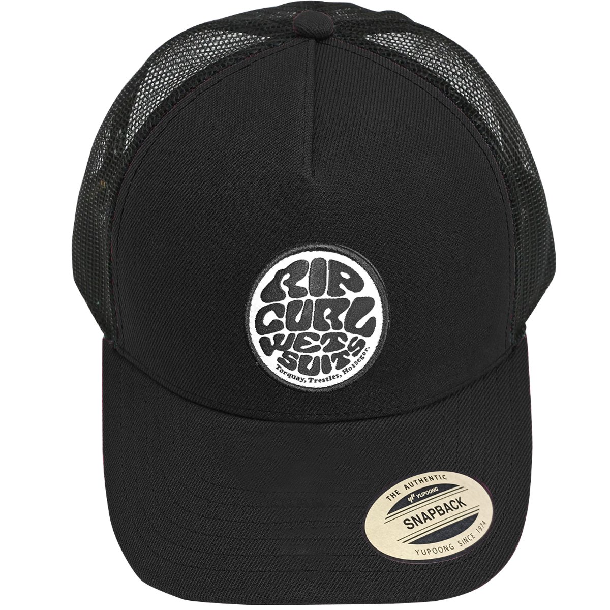 Boné Rip Curl Wetsuit Icon Trucker Black Preto 2