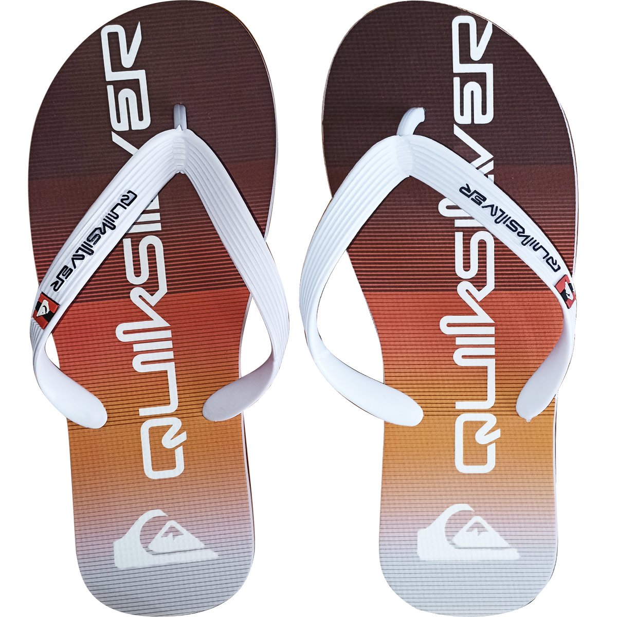 Chinelo Quiksilver Molokai Massive Laranja Laranja 1