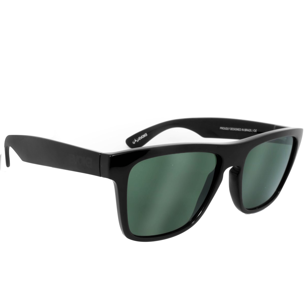 Óculos Evoke EVK 24 BR01P Matte Black/Lente Black Green Polarizada