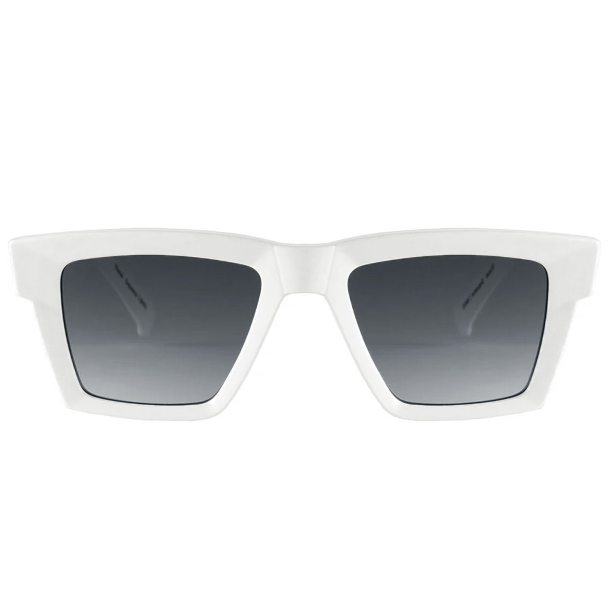 Óculos Evoke Time Square B02 Retrô Shine White/Lente Gray Gradient Branco 2