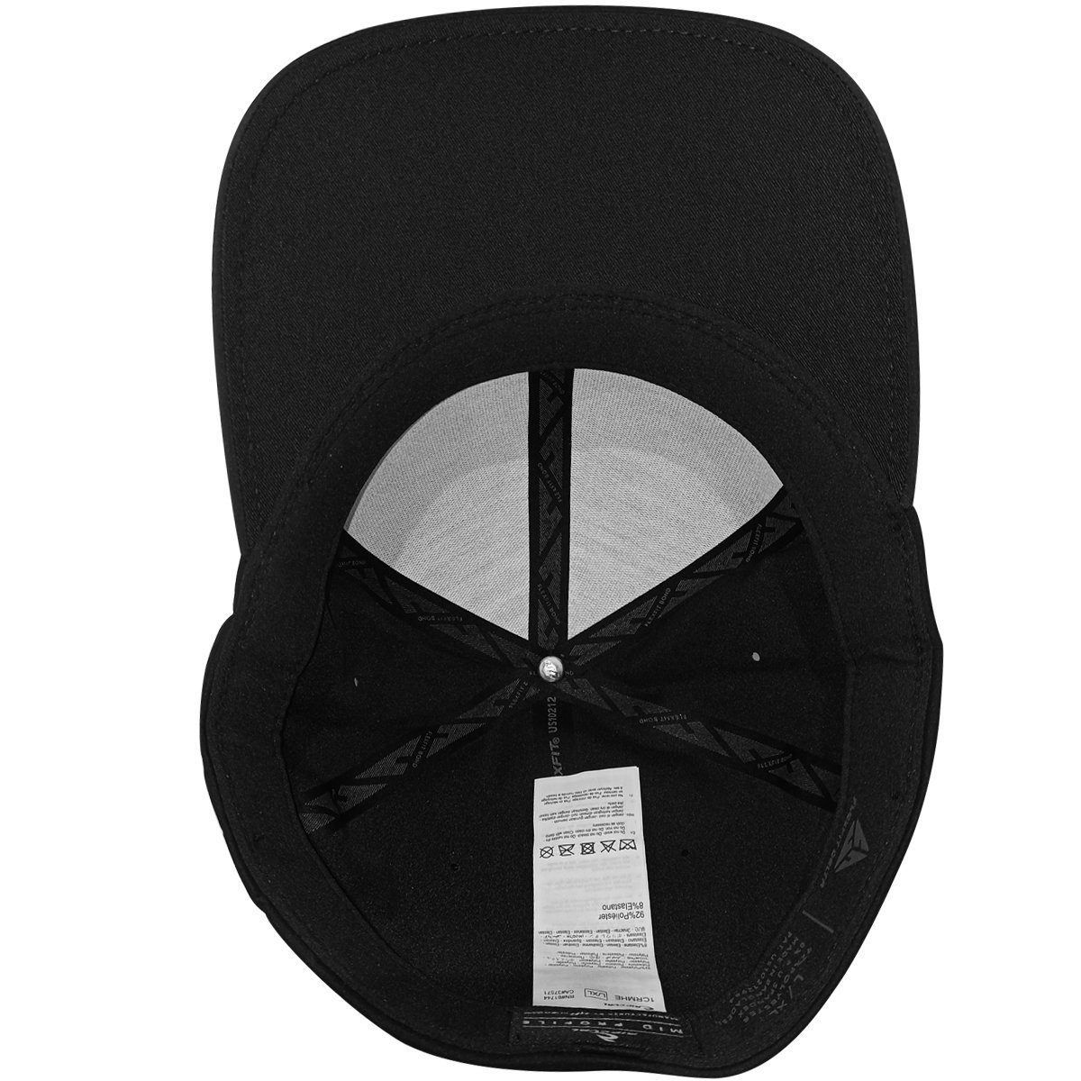 Boné Rip Curl Vaporcool Delta Flexfit Black Preto 5