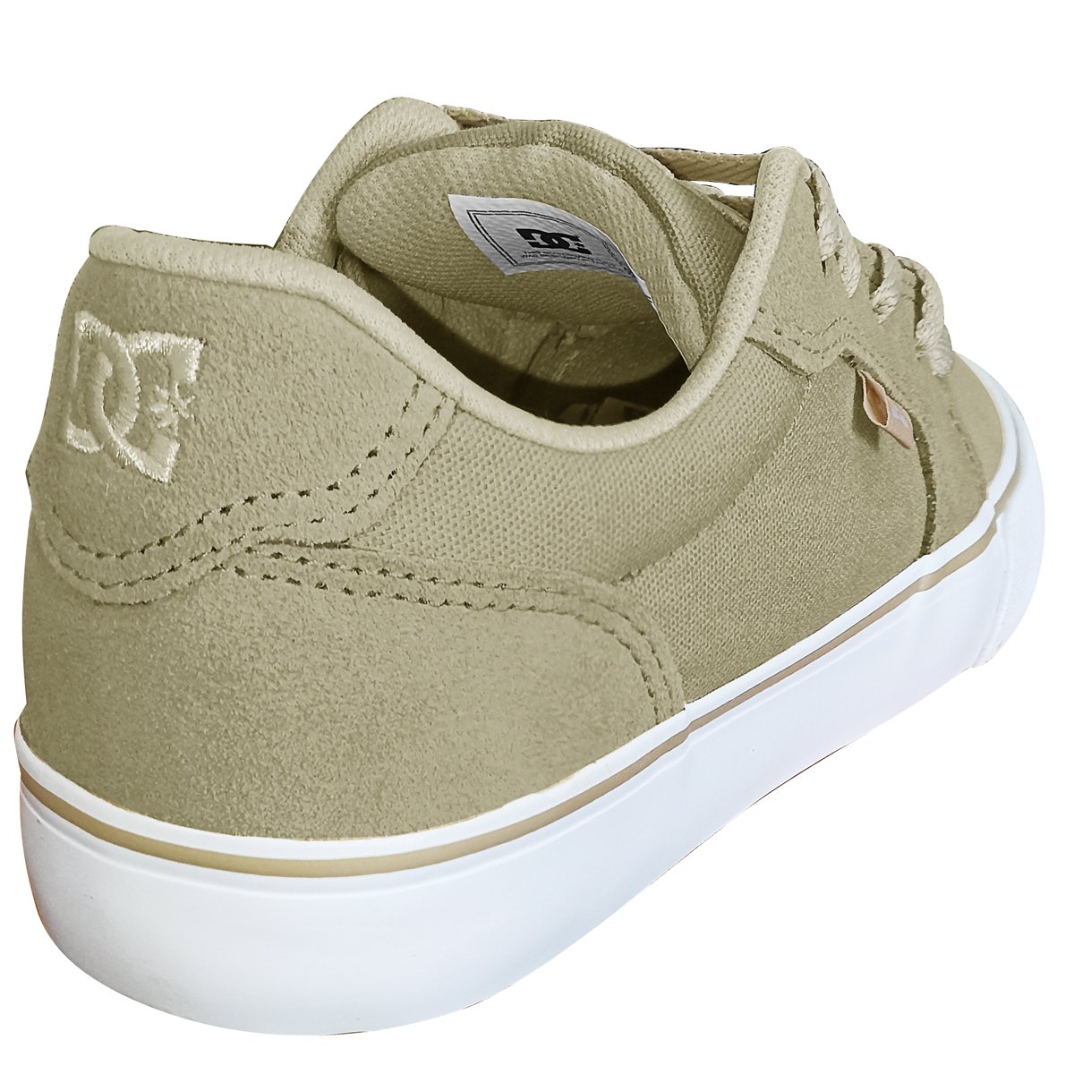 Tênis Dc Shoes Anvil LA Khaki Bege 4
