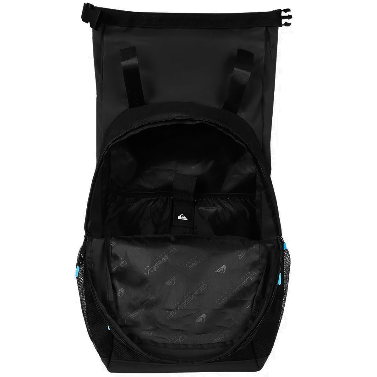 Mochila Quiksilver Urban Adventure Preta e Azul 30L Preto 6