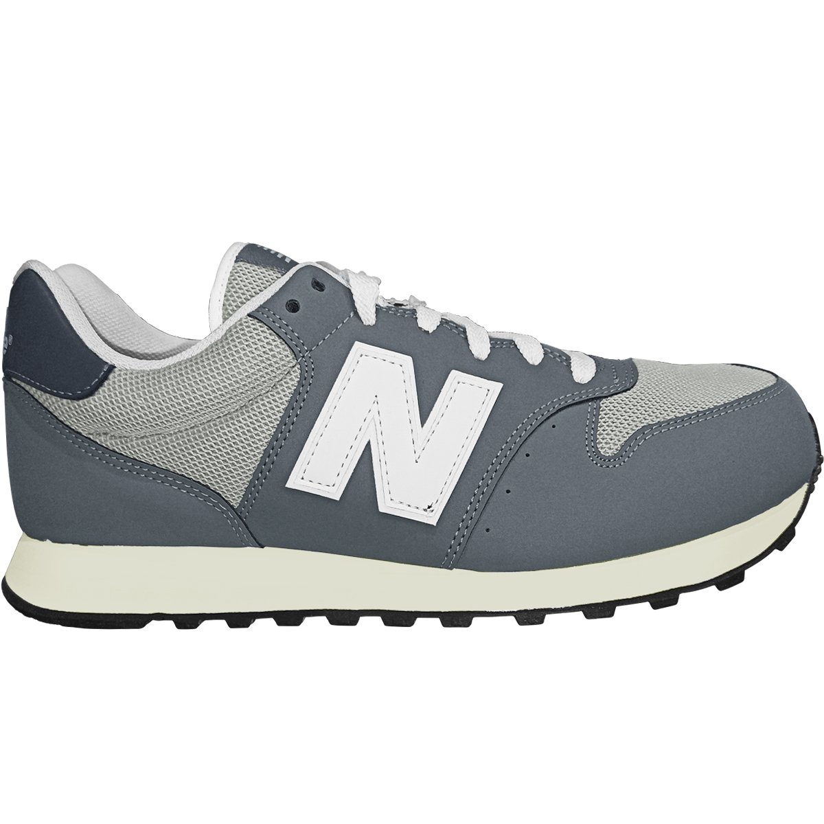 Tênis New Balance 500 v2 Cinza Grafite e Branco Cinza 3