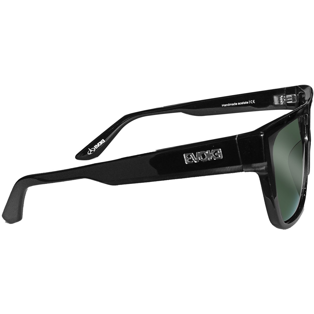 Óculos Evoke Anverse BRA01P Shine Black/Lente Shine Green Polarizada Preto 3