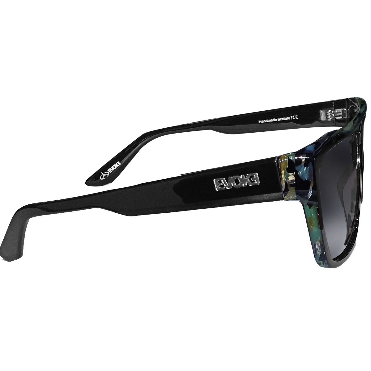 Óculos Evoke Anverse BRA02 Black Shine Green/Lente Shiny Gray Preto 3