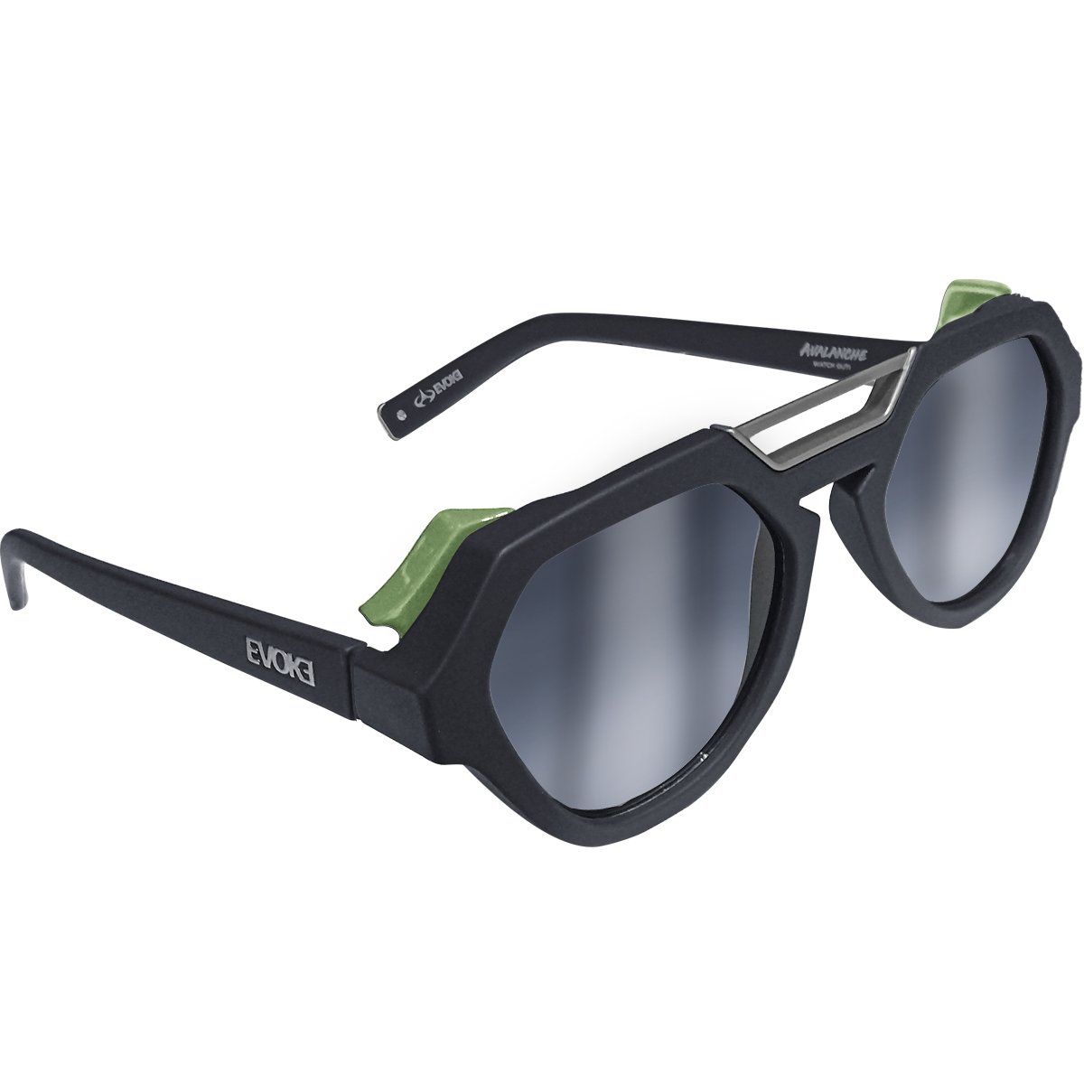Óculos Evoke Avalanche A12 Dark Range/Lente Gun Green Gradient Preto 1