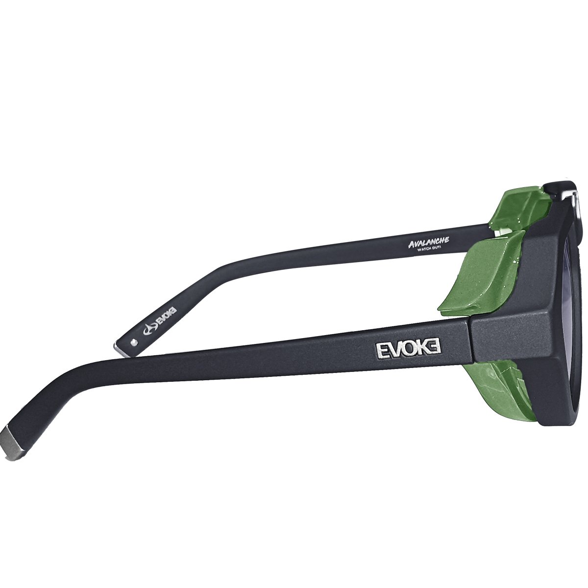 Óculos Evoke Avalanche A12 Dark Range/Lente Gun Green Gradient Preto 3