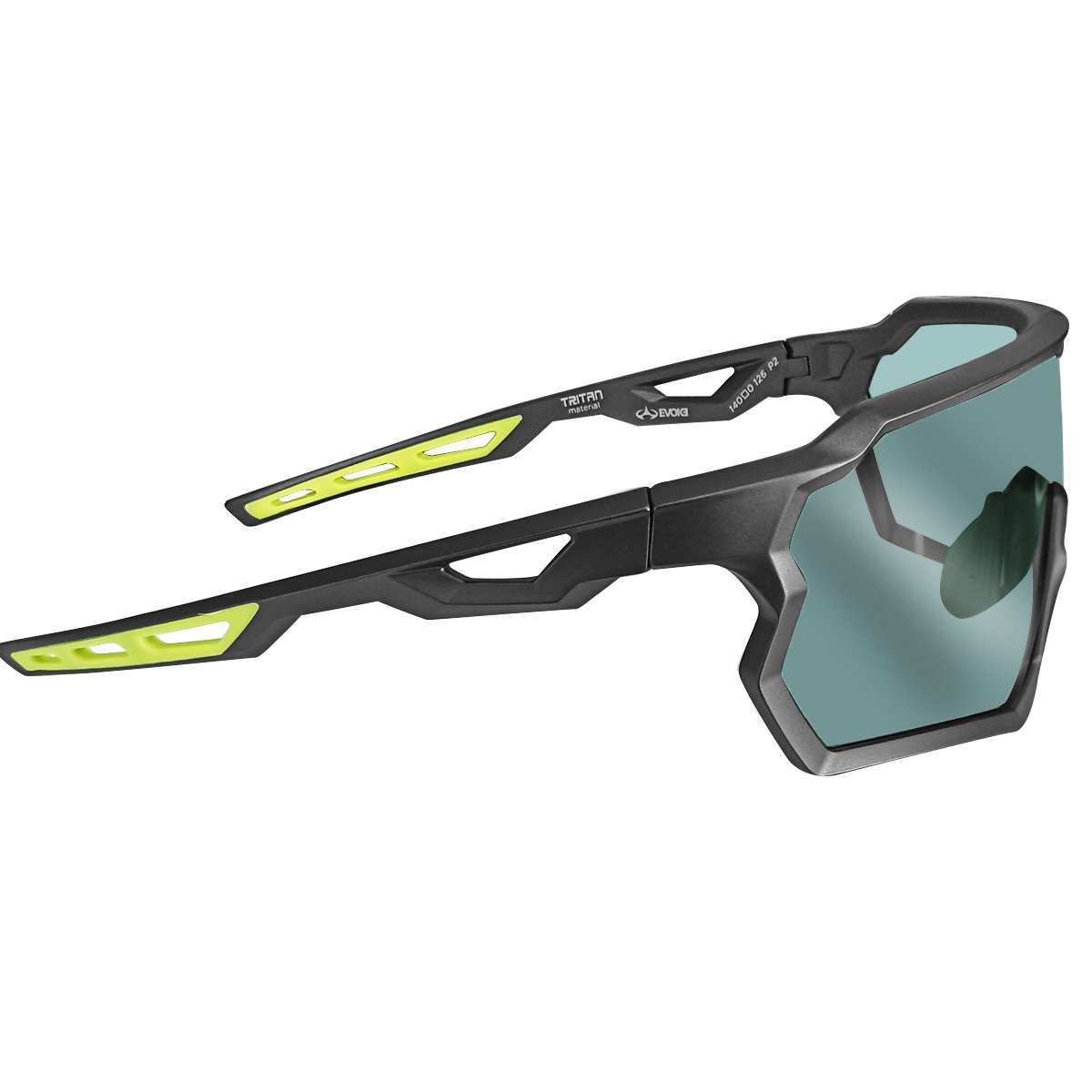 Óculos Evoke EVK 39 H11P Matte Grey/Lente Green Total Polarizada Preto 3