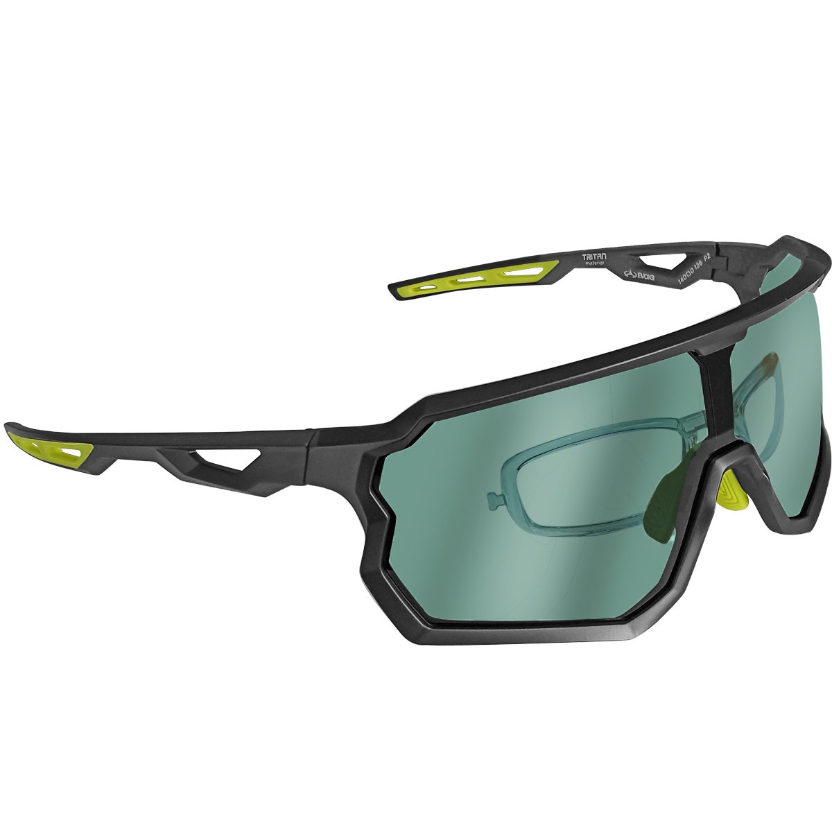 Óculos Evoke EVK 39 H11P Matte Grey/Lente Green Total Polarizada Preto 5