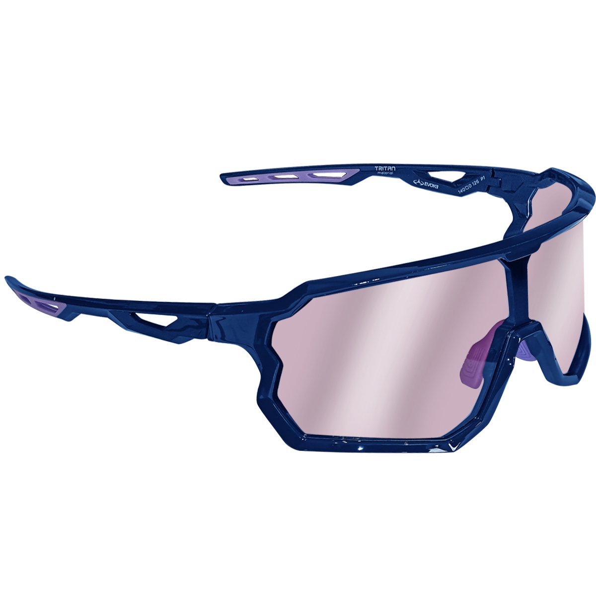 Óculos Evoke EVK 39 D01P Blue Shine/Lente Amber Polarizada