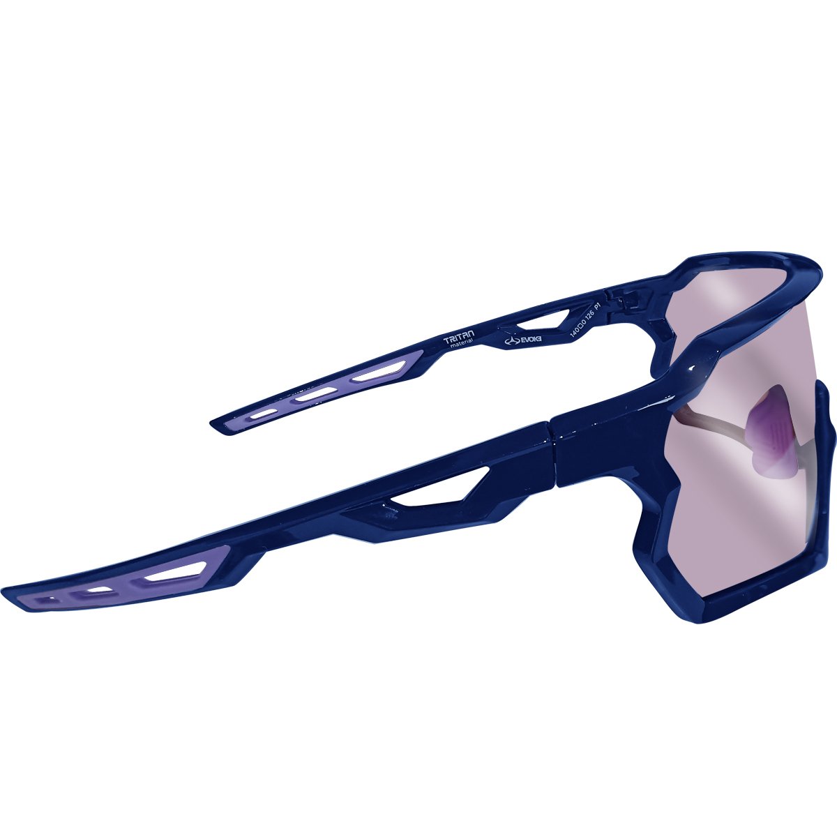 Óculos Evoke EVK 39 D01P Blue Shine/Lente Amber Polarizada Azul 3