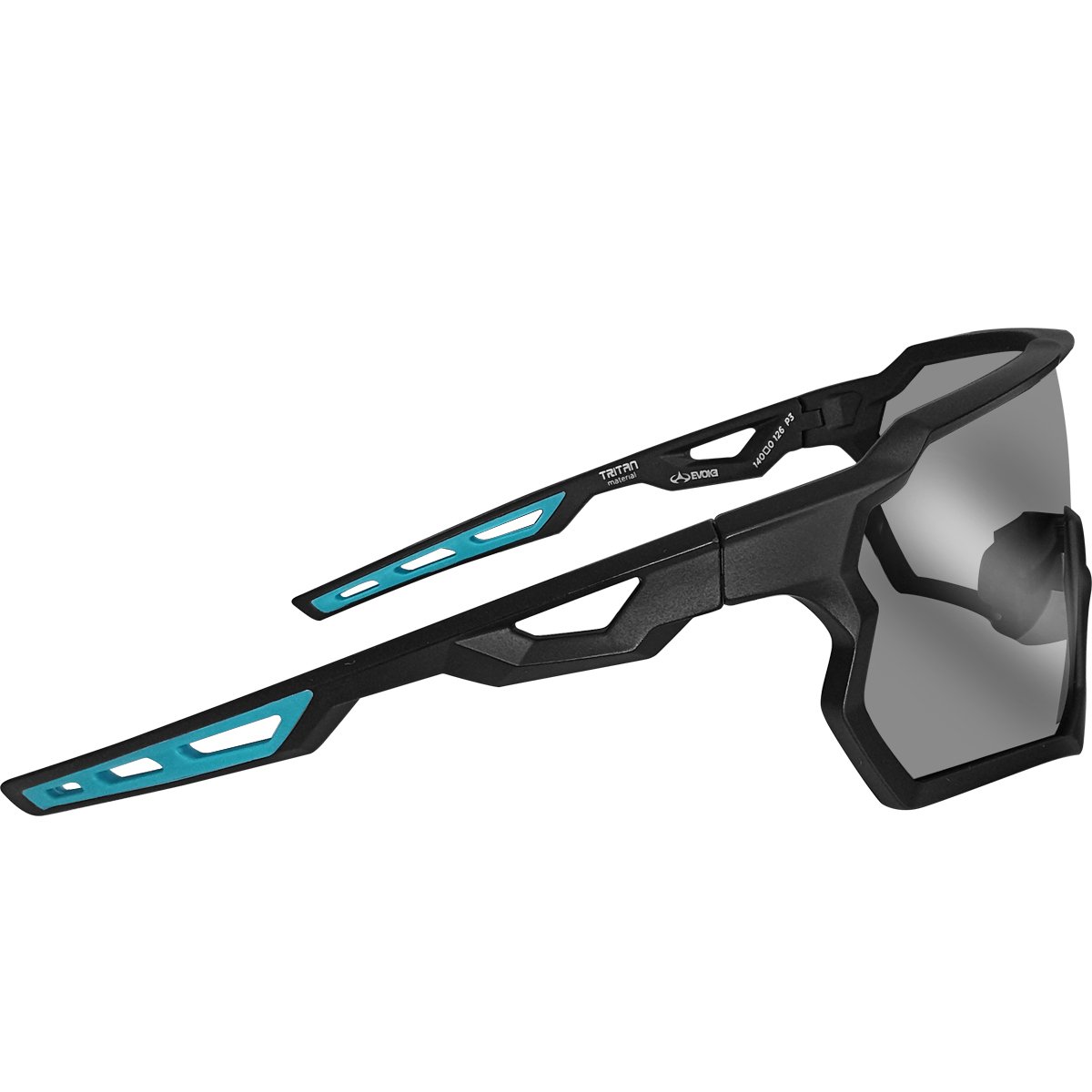 Óculos Evoke EVK 39 A11P Matte Black Blue/Lente Gray Total Polarizada Preto 3